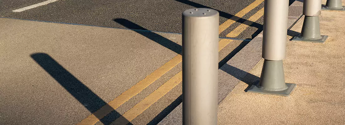 Custom Retractable Barrier Column Installations in Pompano Beach, FL